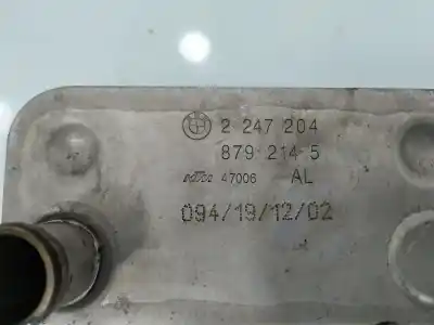 Peça sobressalente para automóvel em segunda mão radiador de óleo do motor por bmw serie 5 berlina (e39) 525tds referências oem iam 8792145  