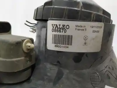 Second-hand car spare part right headlight for renault kangoo f kc0 alize oem iam references 086670  