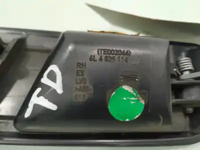 Second-hand car spare part interior right rear handle for seat ibiza iii (6l1) 1.4 tdi oem iam references 6l4839114j  