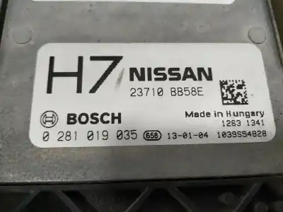 Peça sobressalente para automóvel em segunda mão centralina de motor uce por nissan qashqai (j10) 360 referências oem iam 23710bb58e