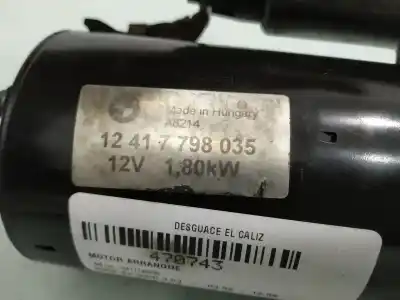 Peça sobressalente para automóvel em segunda mão motor de arranque por bmw x3 (e83) 3.0d referências oem iam 12417798035  
