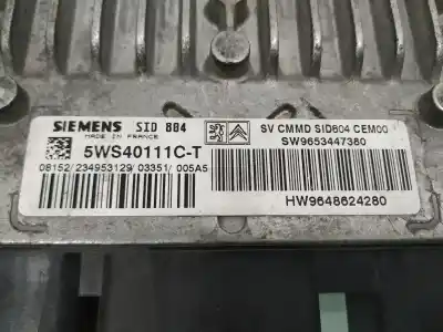 Tweedehands auto-onderdeel ecu motorcontroller voor citroen c2 audace oem iam-referenties sw9653447380