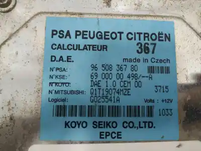 Tweedehands auto-onderdeel elektronische module voor citroen c2 audace oem iam-referenties 9650836780