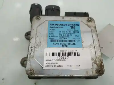 Second-hand car spare part electronic module for citroen c2 audace oem iam references 9650836780  