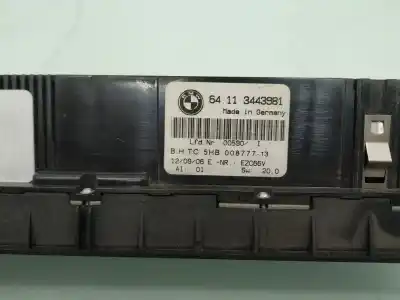 Peça sobressalente para automóvel em segunda mão comando de sofagem (chauffage / ar condicionado) por bmw x3 (e83) 3.0d referências oem iam 64113443981