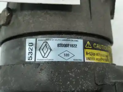 Pezzo di ricambio per auto di seconda mano compressore aria condizionata per renault laguna ii bg0 authentique riferimenti oem iam 8200021822