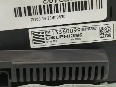 Second-hand car spare part climate control for opel meriva b cosmo oem iam references 13360099  