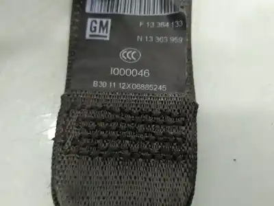 Pezzo di ricambio per auto di seconda mano cintura di sicurezza posteriore destra per opel meriva b cosmo riferimenti oem iam 13364133