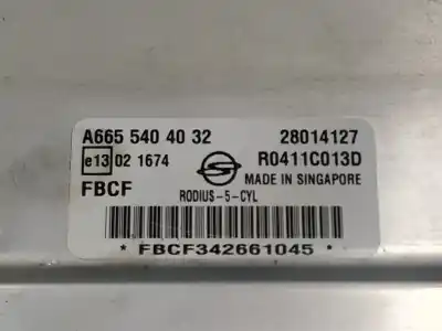 Автозапчасти б/у блок управления двигателем за ssangyong rodius xdi ссылки oem iam a6655404032  