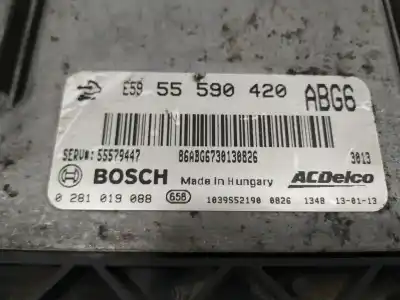 Pezzo di ricambio per auto di seconda mano centralina motore per opel meriva b cosmo riferimenti oem iam 55590420