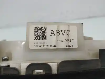 Peça sobressalente para automóvel em segunda mão quadrante por opel meriva b cosmo referências oem iam 13349547  