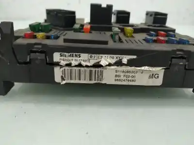 Gebrauchtes Autoersatzteil relais sicherungskasten multifunktionsrelais zum citroen c3 (2002->) 1.4 i oem-iam-referenzen 9652474480  