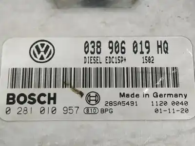 Second-hand car spare part ecu engine control for seat ibiza iii (6l1) 1.9 tdi oem iam references 038906019hq  