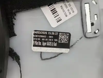 Peça sobressalente para automóvel em segunda mão moldagem por audi q5 (fyb) dcp referências oem iam 80a867243b