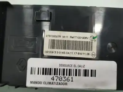 Pezzo di ricambio per auto di seconda mano controllo climatico per renault megane iii berlina 5 p dynamique riferimenti oem iam 275100007r