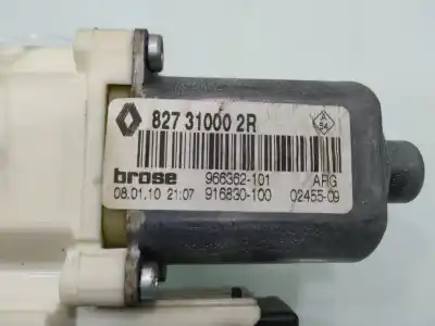 Pezzo di ricambio per auto di seconda mano motore alzacristalli posteriore sinistro per renault megane iii berlina 5 p dynamique riferimenti oem iam 827310002r