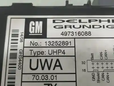 Автозапчасти б/у электронный модуль за opel corsa d corsa d ссылки oem iam 13252891  