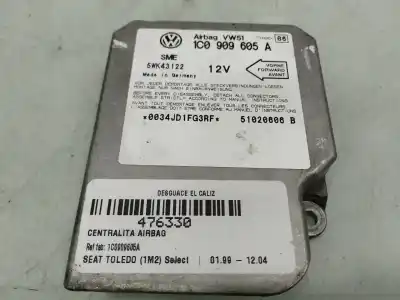 Автозапчасти б/у блок управления подушками безопасности за seat toledo ii (1m2) 1.9 tdi ссылки oem iam 1c0909605a