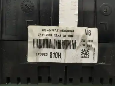 Peça sobressalente para automóvel em segunda mão quadrante por seat leon (1p1) 1.4 tsi referências oem iam 1p0920810h