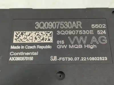 Peça sobressalente para automóvel em segunda mão módulo eletrônico por volkswagen troc advance referências oem iam 3q0907530ar