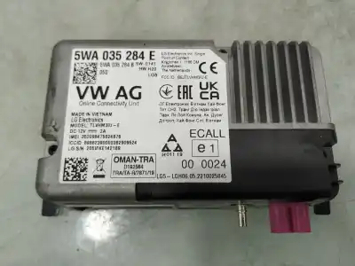 Second-hand car spare part electronic module for volkswagen troc advance oem iam references 5wa035284e  