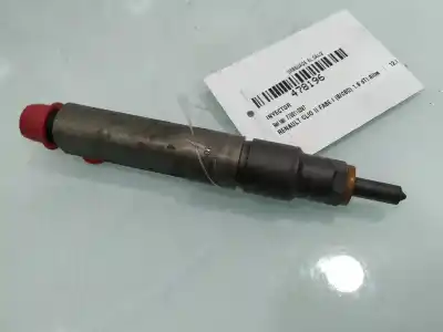 Peça sobressalente para automóvel em segunda mão injetor por renault clio ii fase ii (b/cb0) 1.9 dti diesel 80 cv / 59 kw referências oem iam 7700110397  