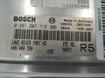 Second-hand car spare part ecu engine control for lander range rover (lm) v8 se oem iam references nnn000390  