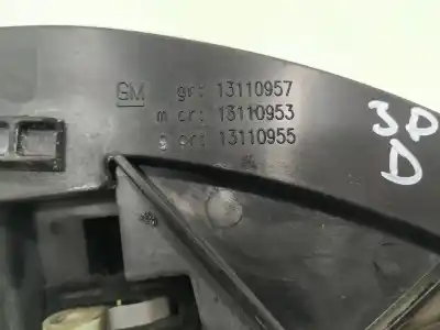 Gebrauchtes Autoersatzteil innerhalb des vorderen rechten griffs zum opel corsa c corsa c gasolina oem-iam-referenzen 13110957  