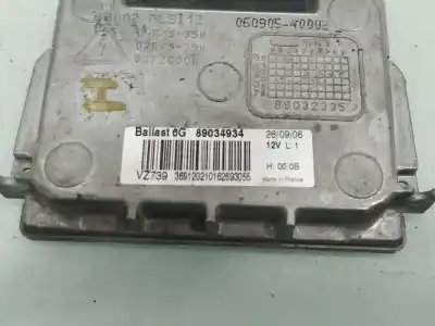 Peça sobressalente para automóvel em segunda mão balastro de xenon por citroen c4 coupe by loeb referências oem iam 89034934