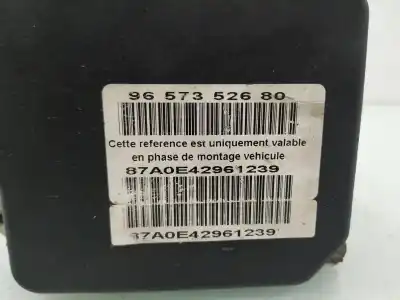 Peça sobressalente para automóvel em segunda mão abs por citroen c4 coupe by loeb referências oem iam 9657352680  
