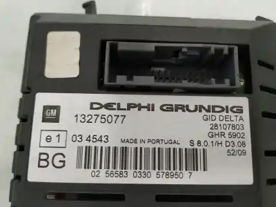 Pièce détachée automobile d'occasion écran multifonctions pour opel astra h ber. cosmo références oem iam 13275077  