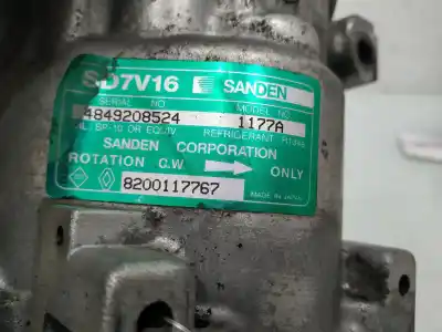 Second-hand car spare part air conditioning compressor for dacia logan básico oem iam references 8200117767  