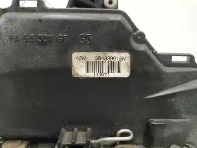 Автозапчастина б/у замок дверей заднього лівого для seat toledo ii (1m2) 1.9 tdi посилання на oem iam 3b4839015m  