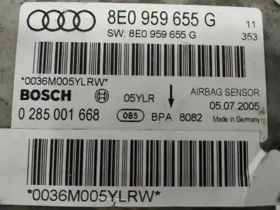 Автозапчасти б/у блок управления подушками безопасности за audi a4 b7 (8ec) 2.0 tdi 16v ссылки oem iam 8e0959655g  