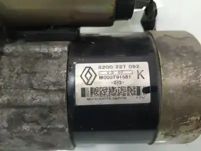 Second-hand car spare part starter motor for renault scénic ii (jm0/1_) 1.5 dci (jm0f) oem iam references 8200227092