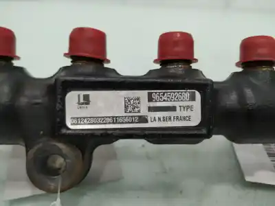Peça sobressalente para automóvel em segunda mão régua / rampa de injetores por citroen xsara picasso (n68) 1.6 hdi referências oem iam 9654592680