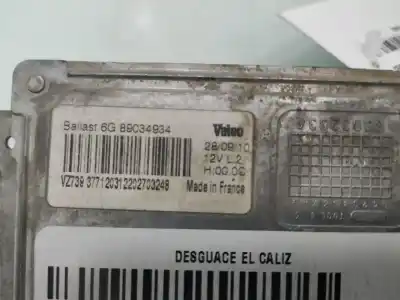Peça sobressalente para automóvel em segunda mão balastro de xenon por citroen c5 berlina millenium referências oem iam 6g89034934  