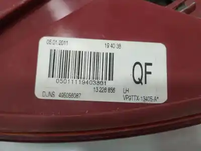 Peça sobressalente para automóvel em segunda mão farolim traseiro esquerdo por opel insignia sports tourer cosmo referências oem iam 13226856
