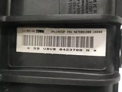 Second-hand car spare part front right air bag for citroen celysée exclusive oem iam references 9675001980