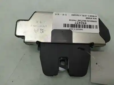 Second-hand car spare part trunk lock for citroen celysée exclusive oem iam references 9677220380  