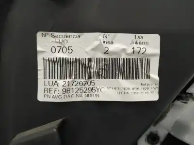 Pezzo di ricambio per auto di seconda mano rivestimento porta anteriore sinistro per citroen c4 picasso rip curl riferimenti oem iam 98125295yc