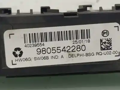 Peça sobressalente para automóvel em segunda mão módulo eletrônico por citroen celysée exclusive referências oem iam 9805542280  