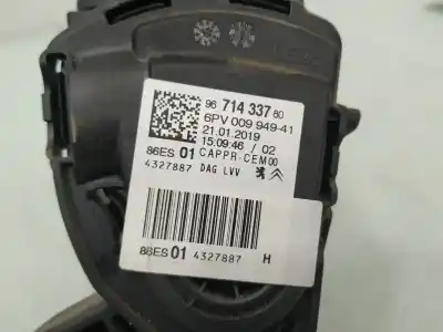 Second-hand car spare part accelerator pedal for citroen celysée exclusive oem iam references 9671433780