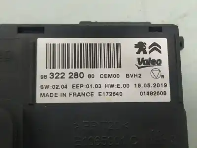 Peça sobressalente para automóvel em segunda mão módulo eletrônico por citroen c4 picasso rip curl referências oem iam 9832228080  