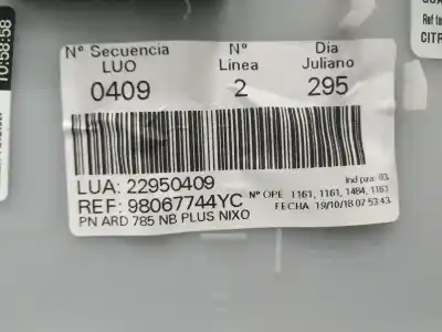 Автозапчасти б/у обивка задней правой двери за citroen c4 grand picasso c4 grand picasso ссылки oem iam 98067744yc   Автозапчасти б/у обивка задней правой двери за citroen c4 grand picasso c4 grand picasso ссылки oem iam 98067744yc