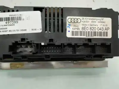 Автозапчастина б/у клімат-контроль для audi a4 b6 (8e2) 2.5 tdi посилання на oem iam 8e0820043ap  