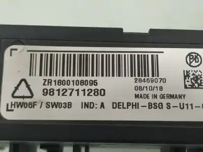 Pezzo di ricambio per auto di seconda mano modulo elettronico per citroen c4 grand picasso c4 grand picasso riferimenti oem iam 9812711280   Pezzo di ricambio per auto di seconda mano modulo elettronico per citroen c4 grand picasso c4 grand picasso riferimenti oem iam 9812711280