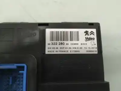 Pezzo di ricambio per auto di seconda mano modulo elettronico per citroen c4 grand picasso c4 grand picasso riferimenti oem iam 9832228080   Pezzo di ricambio per auto di seconda mano modulo elettronico per citroen c4 grand picasso c4 grand picasso riferimenti oem iam 9832228080