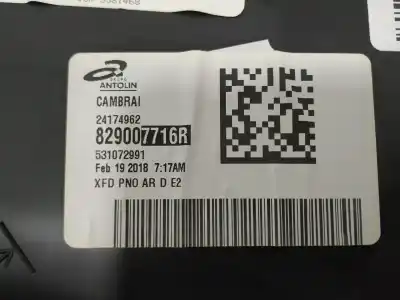 Pezzo di ricambio per auto di seconda mano rivestimento porta posteriore destro per renault talisman icon riferimenti oem iam 829007716r