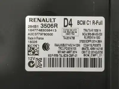 Second-hand car spare part electronic module for renault talisman icon oem iam references 284b13506r  